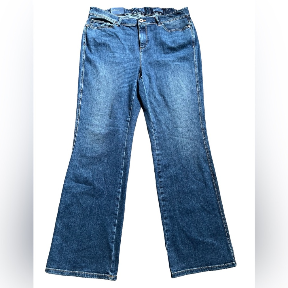 J Jill Modern Slim Bootcut Stretch Jeans Rainforest Wash Size 16 BNWT